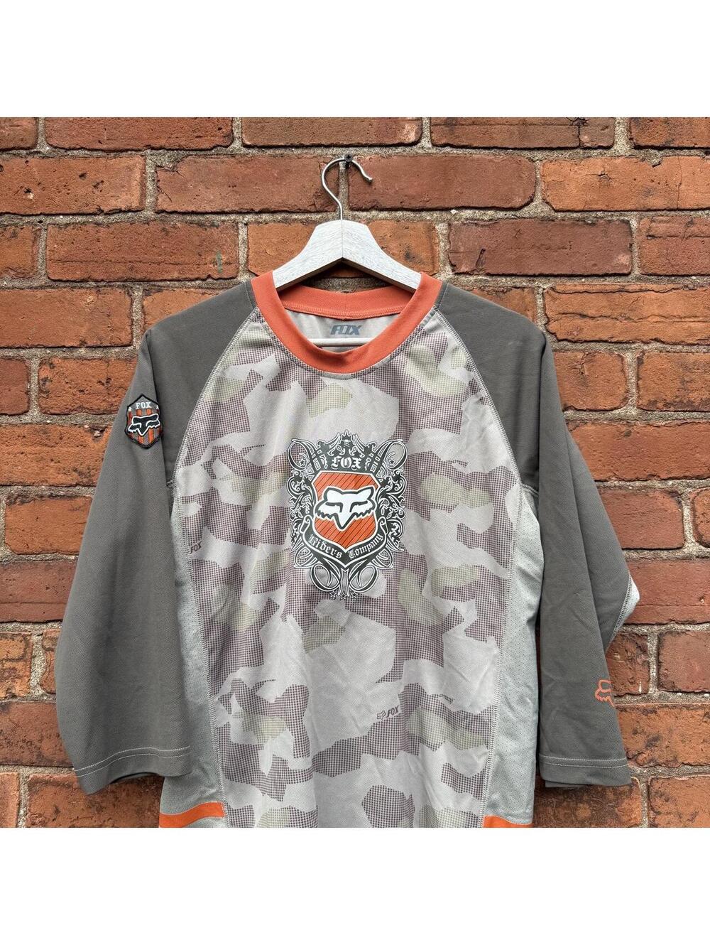 fox racing athletic long sleeve t shirt M
